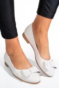 BALERINI ALBI PIELE NATURALA 3S7709