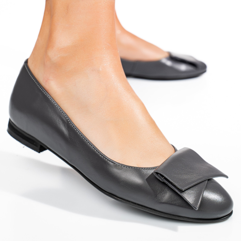 BALERINI GRI PIELE NATURALA 3S7705