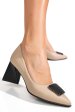 Pantofi bej piele naturala 5s77665-b