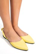 BALERINI GALBENI PIELE NATURALA 3S7732