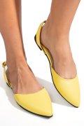 BALERINI GALBENI PIELE NATURALA 3S7732