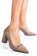 Pantofi taupe piele naturala 2s77359