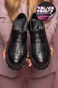 MOCASINI DAMA PIELE NATURALA BLACK 3S7795