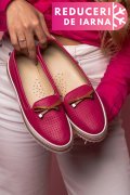 MOCASINI ROZ PIELE NATURALA 1PC07