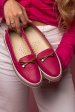 Mocasini roz piele naturala 1pc07