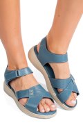 SANDALE BLEUMARIN PIELE NATURALA 0PC13