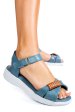Sandale albastre piele naturala 0pc12