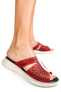 PAPUCI ROSII PIELE NATURALA TSP110