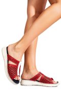 PAPUCI ROSII PIELE NATURALA TSP110