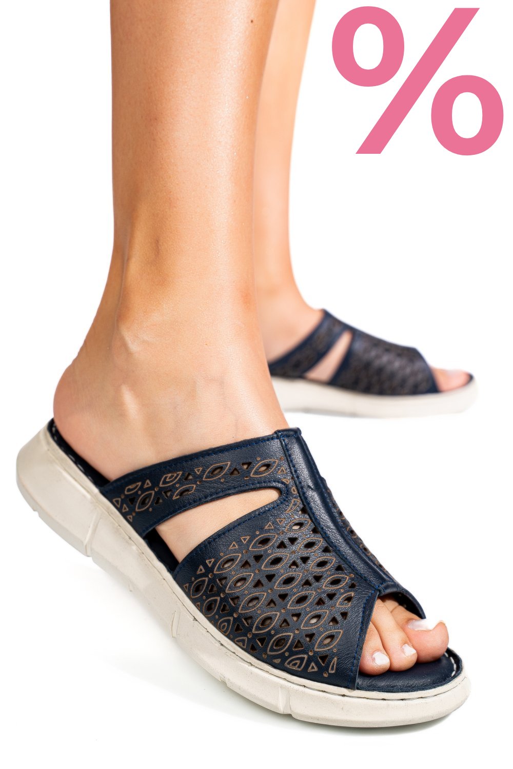 PAPUCI ALBASTRI PIELE NATURALA TSP110