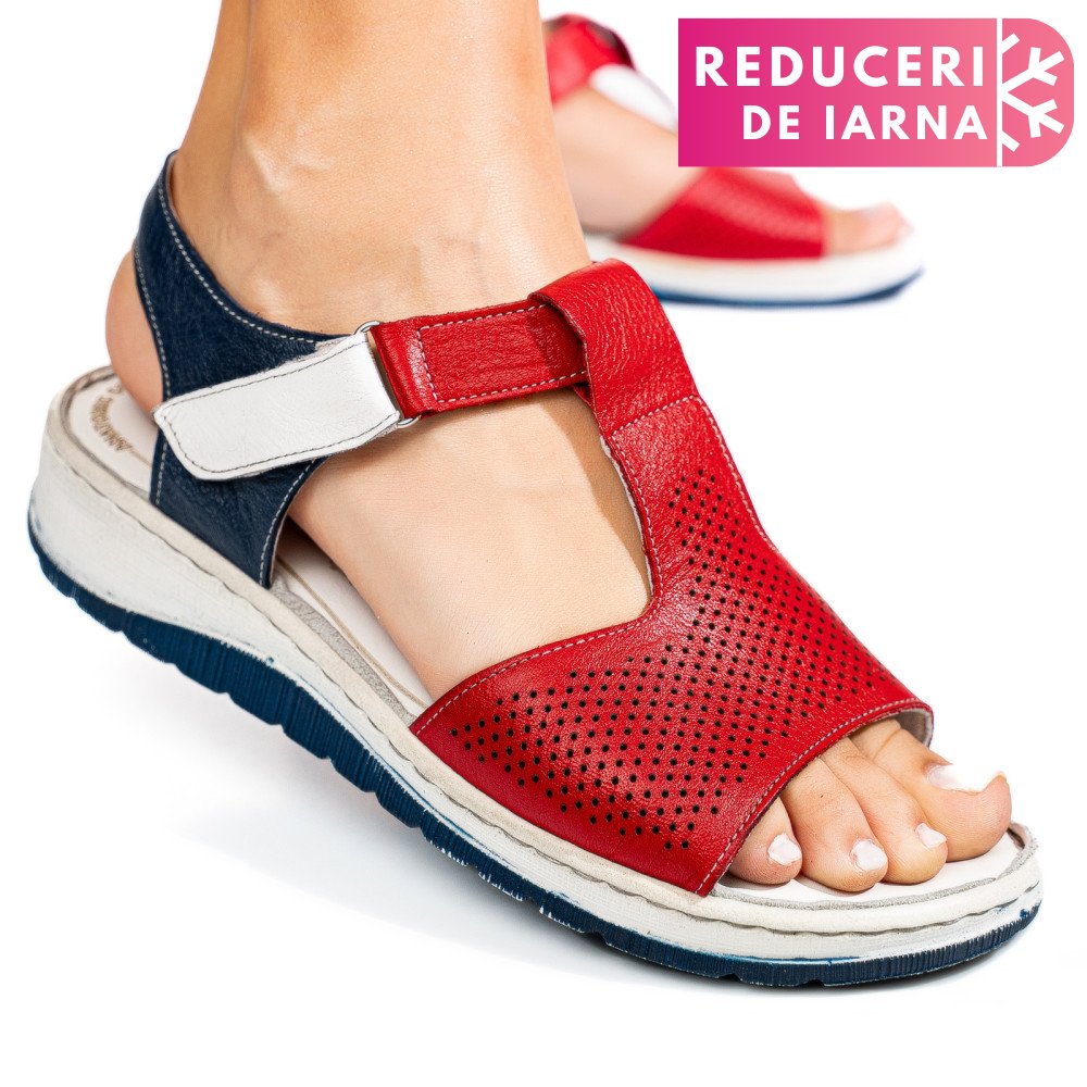 SANDALE MULTICOLOR PIELE NATURALA 8PC004