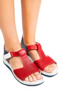 SANDALE MULTICOLOR PIELE NATURALA 8PC004