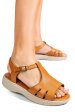Sandale maro piele naturala 0pc11