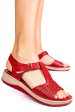 Sandale rosii piele naturala 8pc004