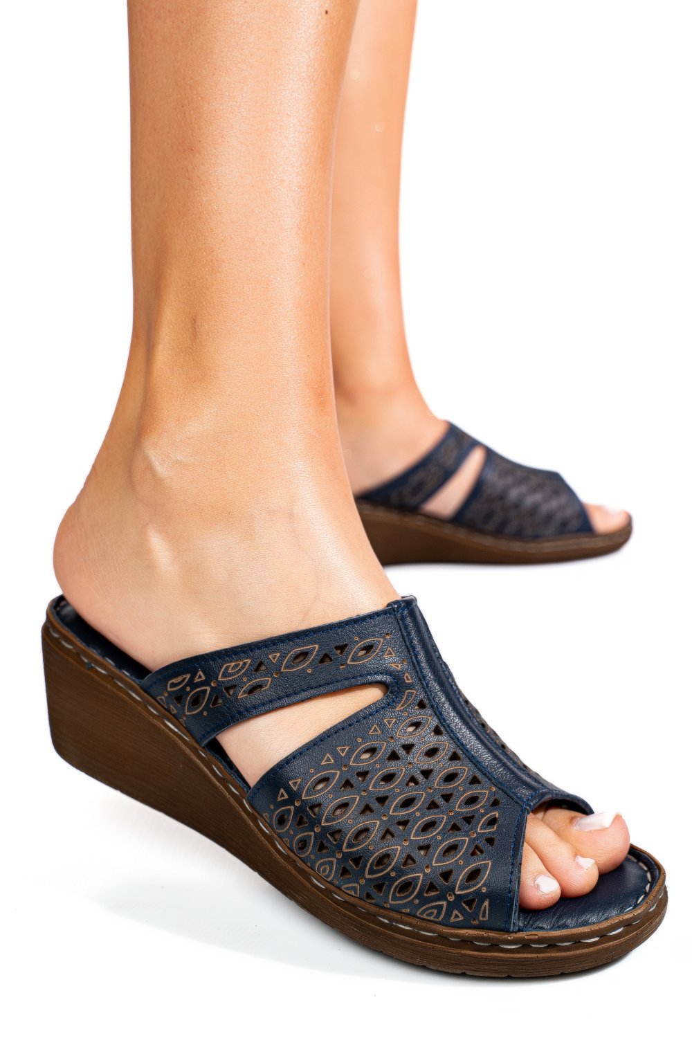 SABOTI BLEUMARIN PIELE NATURALA TSP110