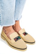 PANTOFI BEJ PIELE NATURALA 1PC121