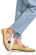 PANTOFI BEJ PIELE NATURALA 1PC121