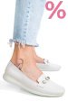 Pantofi albi piele naturala 8pc6202