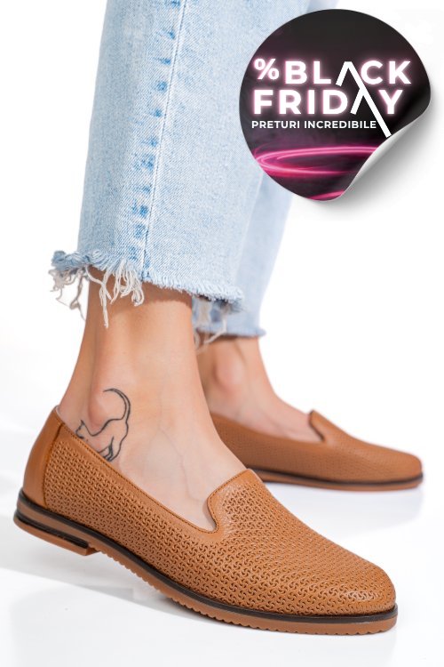 Balerini maro piele naturala 2pc021aka