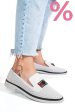 Pantofi albi piele naturala 1pc121