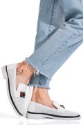 PANTOFI ALBI PIELE NATURALA 1PC121