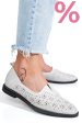 Pantofi albi piele naturala 1pc1002