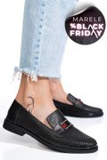 PANTOFI NEGRI PIELE NATURALA 1PC121