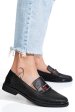 Pantofi negri piele naturala 1pc121