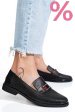 Pantofi negri piele naturala 1pc121