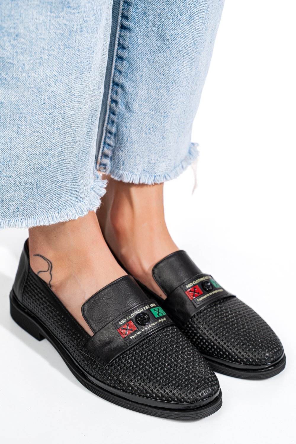 PANTOFI NEGRI PIELE NATURALA 1PC121