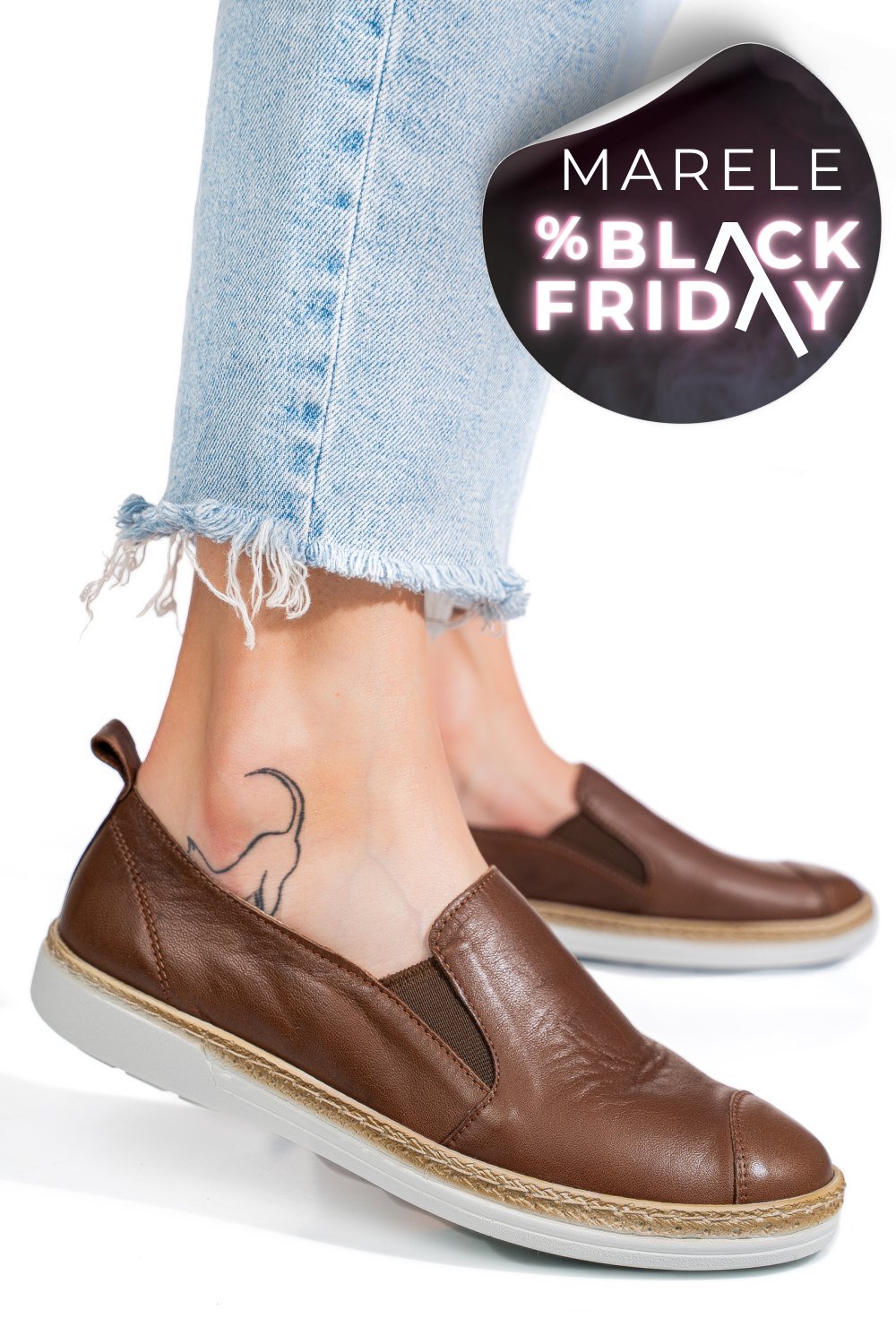 ESPADRILE MARO PIELE NATURALA 3PC152