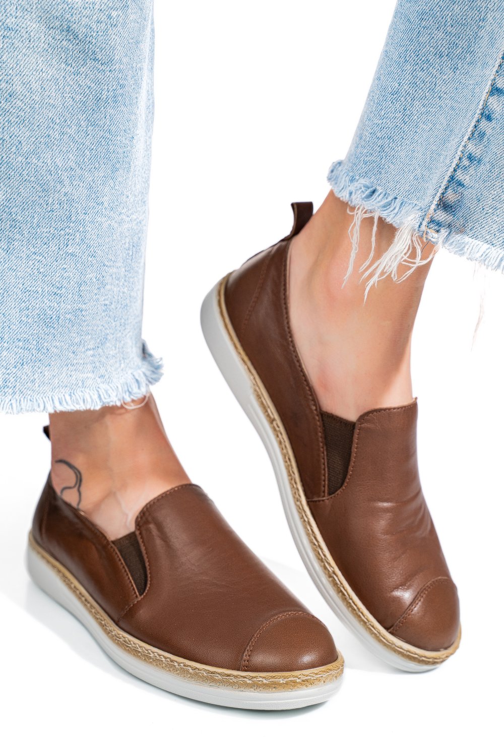 ESPADRILE MARO PIELE NATURALA 3PC152