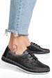 Pantofi negri piele naturala 1pc302