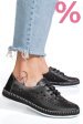 Pantofi negri piele naturala 1pc302