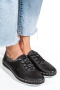 PANTOFI NEGRI PIELE NATURALA 1PC302