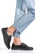 PANTOFI NEGRI PIELE NATURALA 1PC302