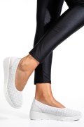 ESPADRILE WHITE PIELE NATURALA FSP003-641