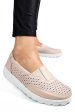 Mocasini bej piele naturala dspx22025