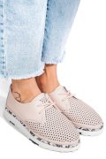 PANTOFI ROZ PIELE NATURALA JSPY3930