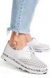 Pantofi albi piele naturala jspy3930
