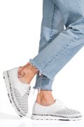 PANTOFI ALBI PIELE NATURALA JSPY3930