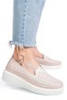 Mocasini roz piele naturala jspy3872