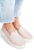 MOCASINI ROZ PIELE NATURALA JSPY3872