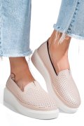 MOCASINI ROZ PIELE NATURALA JSPY3872