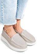 MOCASINI GRI PIELE NATURALA TSP5935