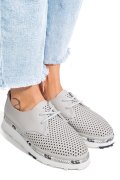 PANTOFI GRI PIELE NATURALA JSPY3930