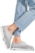 PANTOFI GRI PIELE NATURALA JSPY3930