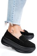 MOCASINI NEGRI PIELE NATURALA INTOARSA FSP002295