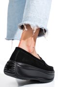 MOCASINI NEGRI PIELE NATURALA INTOARSA FSP002295