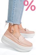 MOCASINI ROZ PIELE NATURALA FSP002295